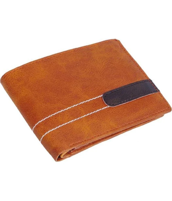 samtroh - PU TAN Mens Regular Wallet ( Pack of 1 ) - Tan