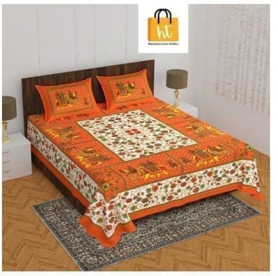 Bedsheet Adda-King Size Double Bedsheet-RJ-14-(XXX-XXX)-6549