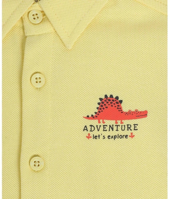 MINI KLUB - Yellow Baby Boy Shirt ( Pack of 1 ) - None