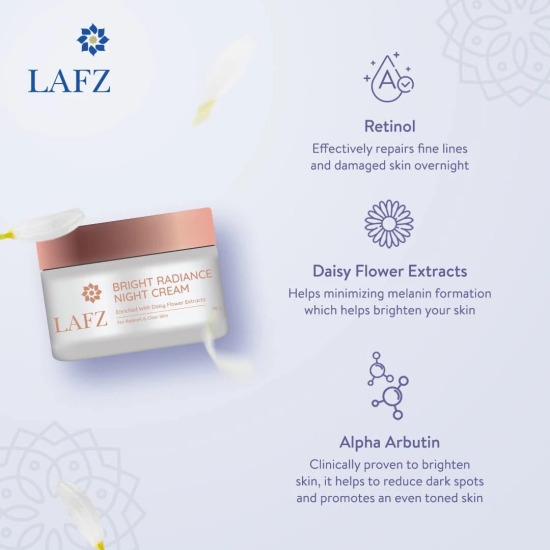 LAFZ BRIGHT RADIANCE DAY CREAM & NIGHT CREAM COMBO for MEN & WOMEN (100 g)