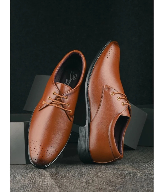 Bucik Tan Mens Derby Formal Shoes - None