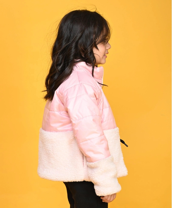 MILANO HARVEY CUT N SEW FUR JACKET - PINK-10-12 YEARS / 1N / PINK