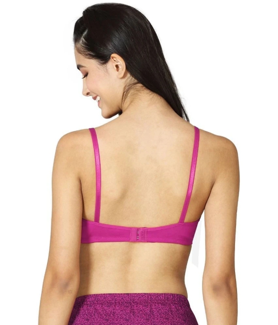 VStar - Pink Cotton Blend Non Padded Womens T-Shirt Bra ( Pack of 1 ) - None