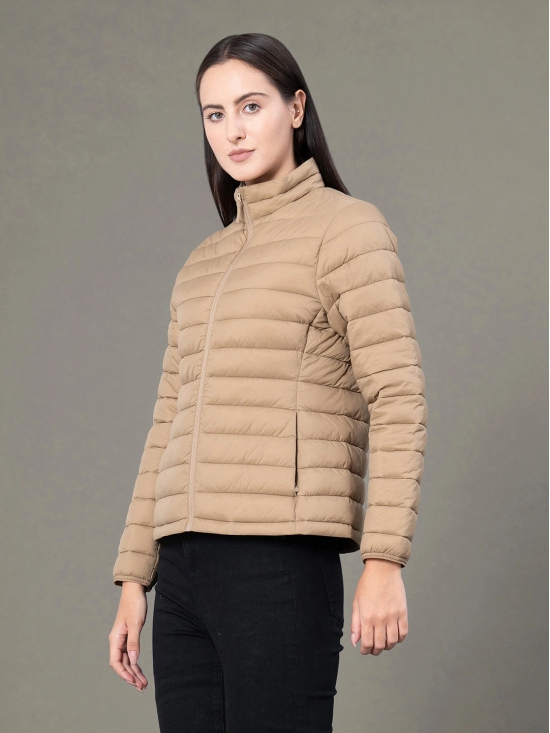 RedTape Stand Collar Padded Jacket for Women | Lightweight & Enhanced Comfort