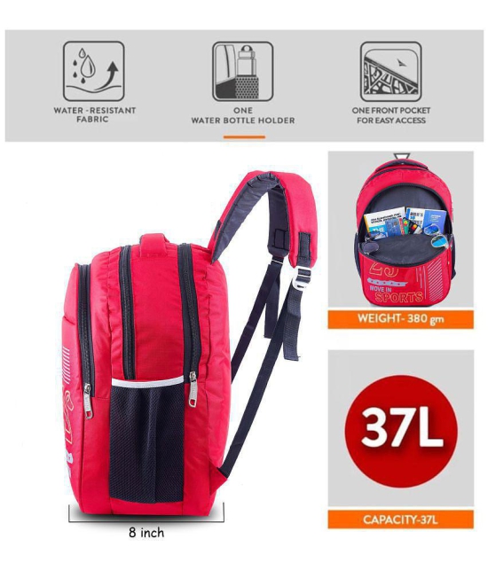 skyhunt 37 Ltrs Red Laptop Bags