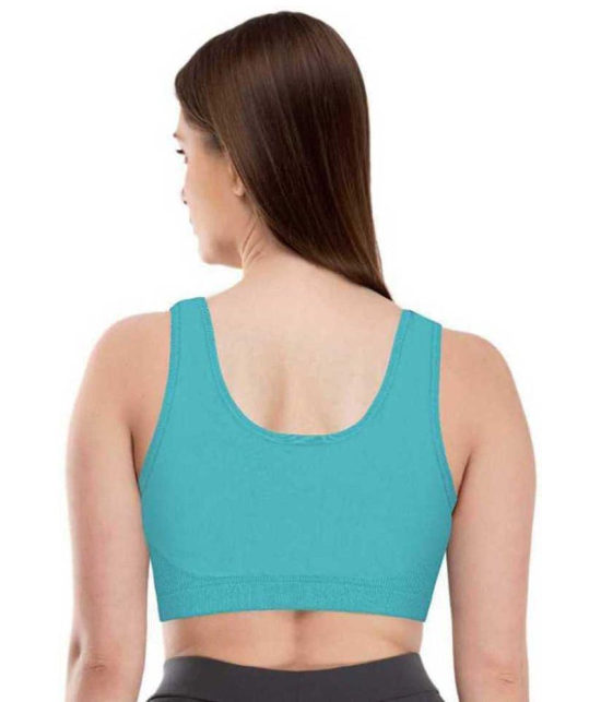 ComfyStyle Cotton Lycra Air Bra - Multi Color Pack of 4 - None