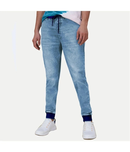 Radprix Regular Fit Jogger Mens Jeans - Light Blue ( Pack of 1 ) - None