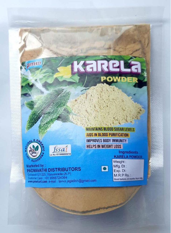 Karela Powder - Bitter Gourd Powder - Diabetes Control Powder - Momordica Charantia - 200 Grams