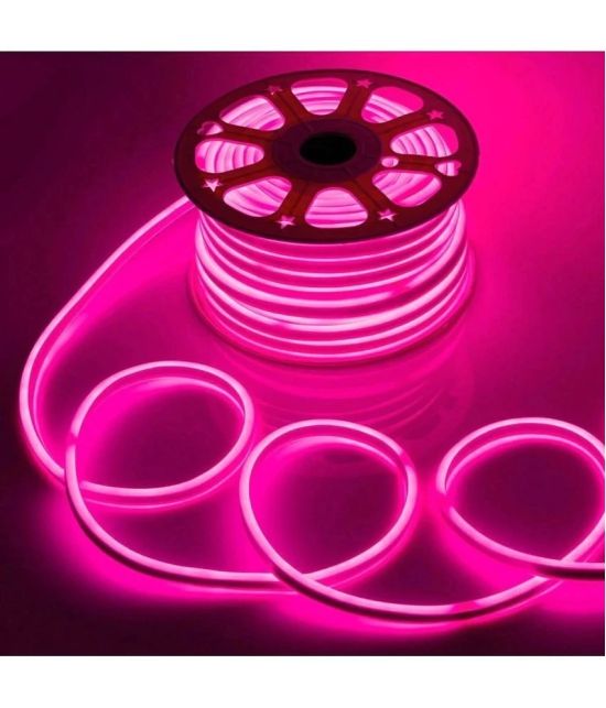 DAYBETTER Resin Neon Light Pink Color 5 meter Waterproof Pendant Pink - Pack of 1