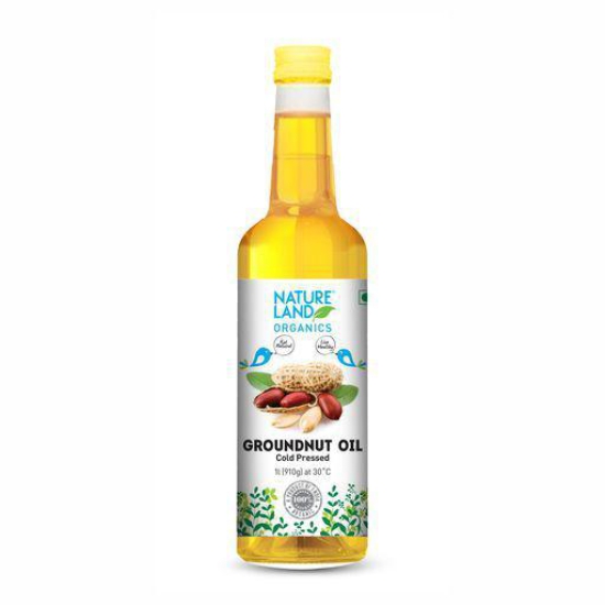 Natureland Organics Groundnut Oil, 1 L