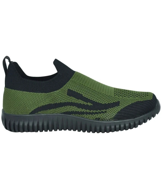 Ajanta - Olive Mens Sports Running Shoes - None