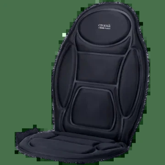 Croma Back Massager Seat (Isolation Massage, Black)