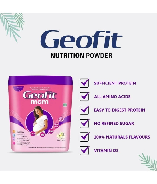 GEOFIT Mom Protein Powder 250 gm Pack of 2