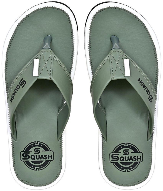 Squash - Green Men's Thong Flip Flop - None