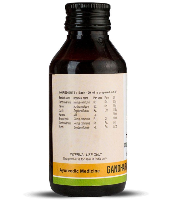 Kerala Ayurveda Gandharvahastadi Castor Oil 100 ml