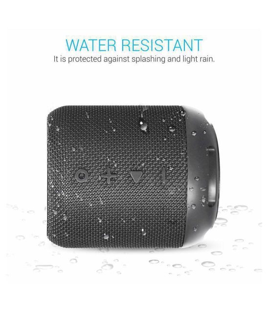 Portronics Sound Drum:Portable Bluetooth 4.2 Speaker Aux, inbuilt Mic ,Black (POR 871) - Black