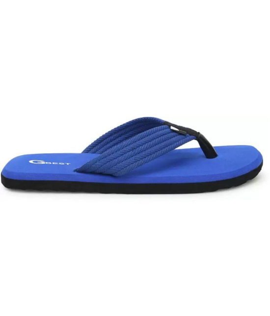 GBest - Blue Men's Thong Flip Flop - None