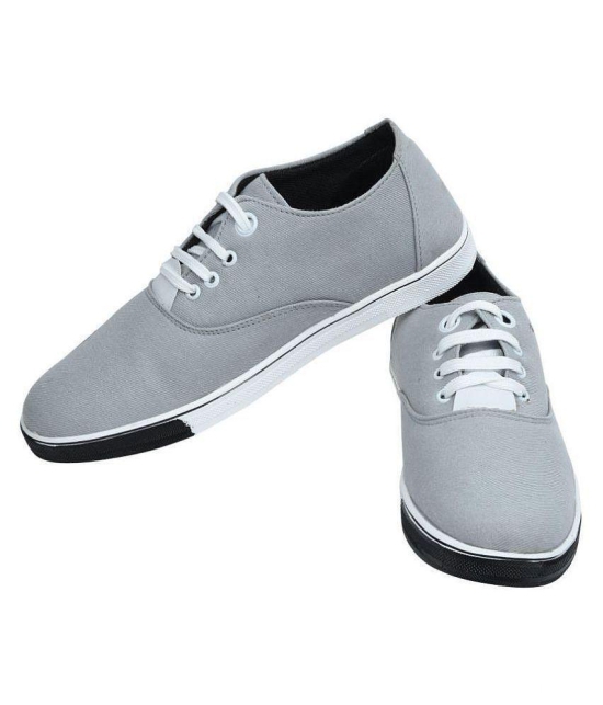 Kzaara Lifestyle Gray Casual Shoes - 6