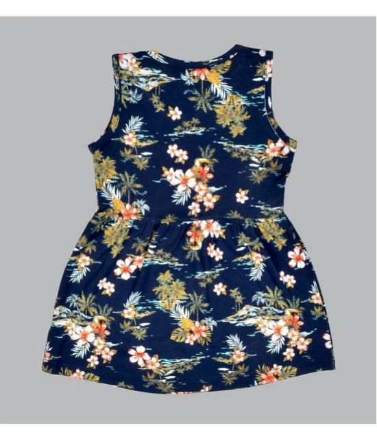 Sathiyas - Navy Blue Cotton Girls Frock ( Pack of 2 ) - None