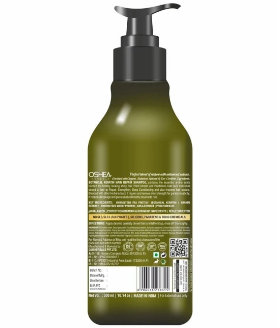 Oshea Herbals Keratin Hair Repair Shampoo 300Milliliters