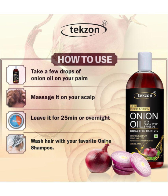 TEKZON - Anti Hair Fall Onion Oil 100 ml ( Pack of 2 )