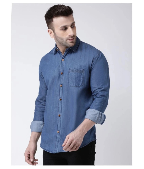 Hangup Denim Blue Shirt - None