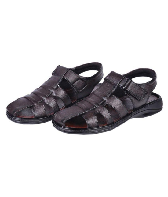 Leeport -   Brown Mens Sandals - 12