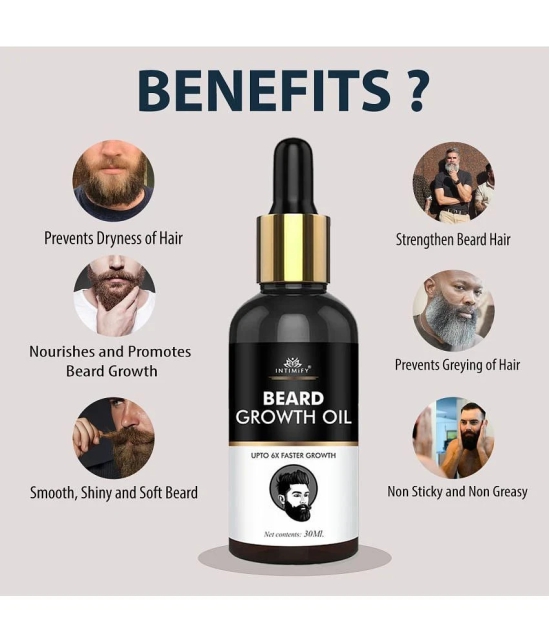 Intimify Beard Growth Oil, beard growth, beard growth oil, moustache growth oil, ayurvedic beard oil, 30 ml