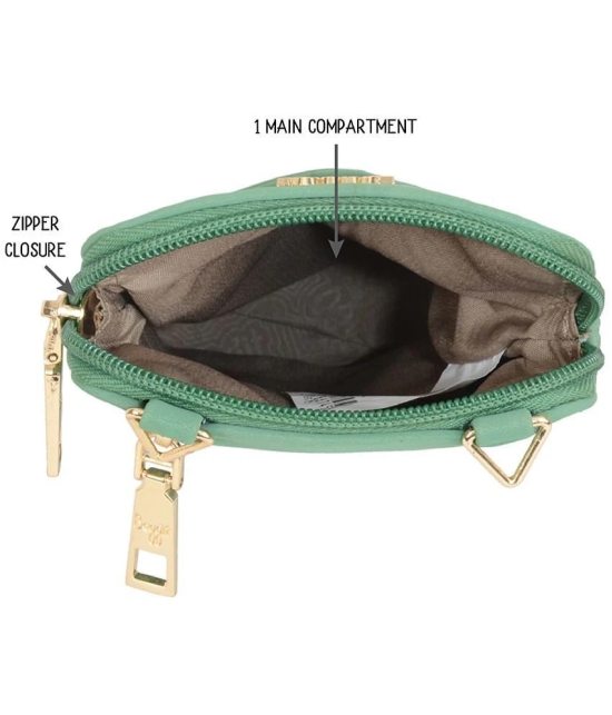 Baggit Green PU Sling Bag - Green