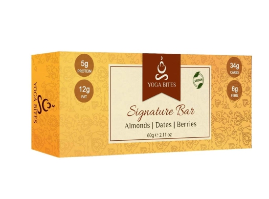 YOGABITES-Signature Assorted Natural Protein Bars / Energy Bars / Immunity Boosters-360 ge (60 Ge X 6) Best for Pre & Post Workouts?