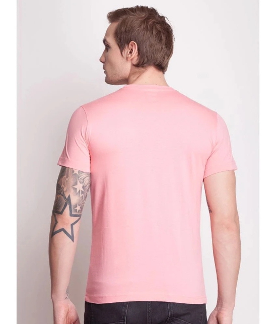 Force NXT - Pink Cotton Regular Fit Mens T-Shirt ( Pack of 1 ) - None