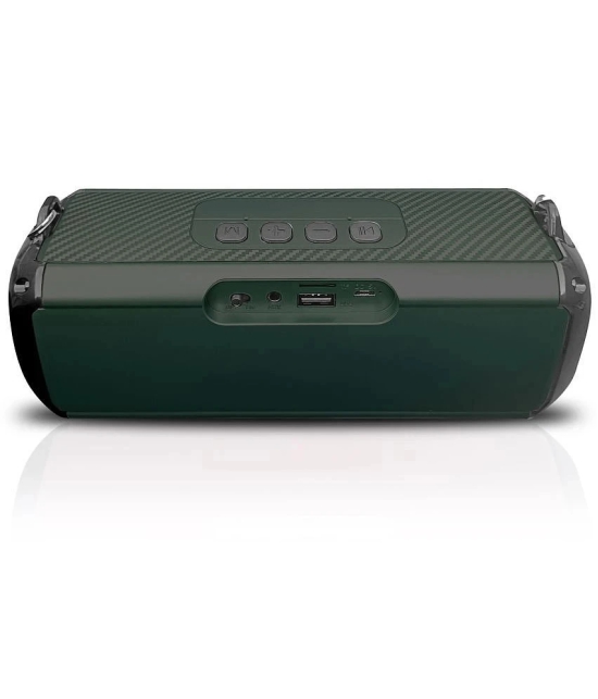 hitage BS-414 10H Music 5 W Bluetooth Speaker Bluetooth V 5.0 with USB,Aux,3D Bass Playback Time 24 hrs Green - Green