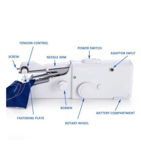 SACHIN SALES Cordless Electric Sewing Machine Handheld Handy Stitch Machine(Without Charger And Battery)