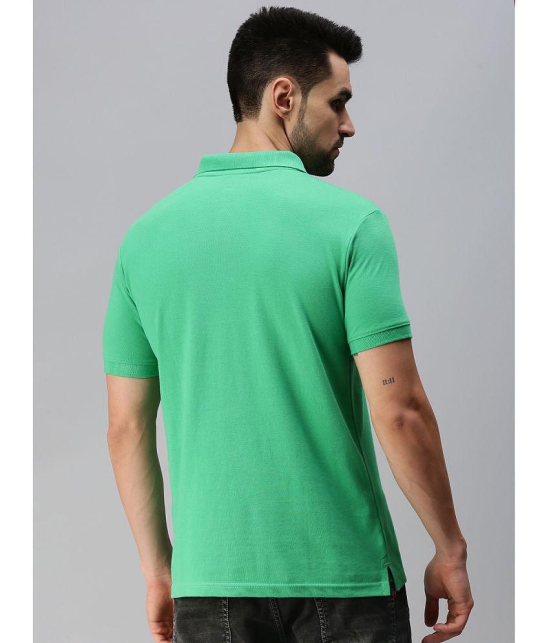 ONN - Green Cotton Blend Regular Fit Mens Polo T Shirt ( Pack of 1 ) - None