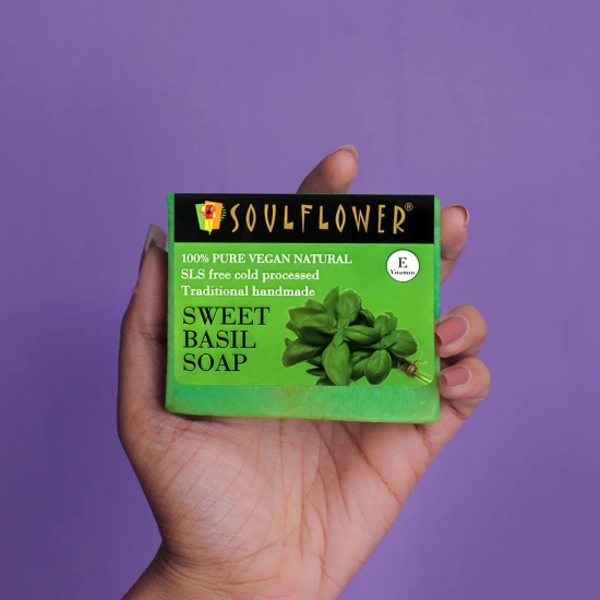 Sweet Basil Soap for Blemish-free Skin