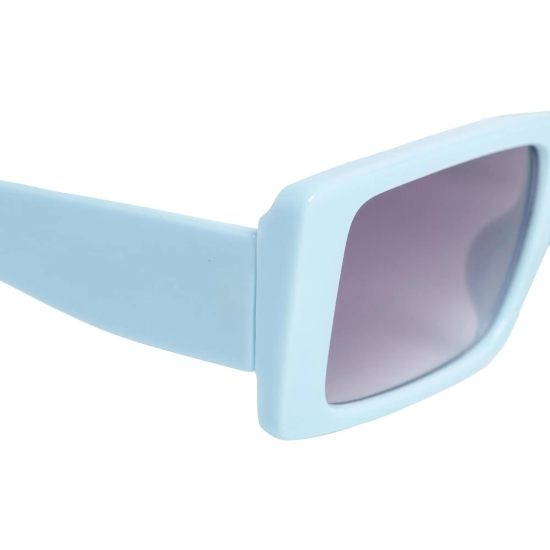 Chokore Tinted Rectangle Sunglasses (Light Blue)