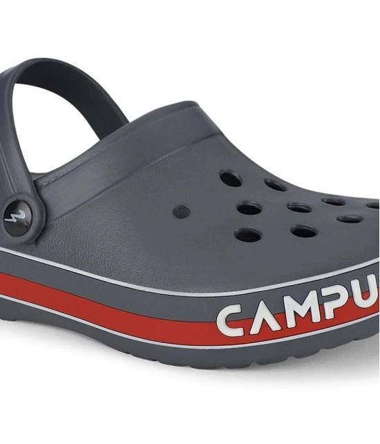 Campus - Grey Mens Clogs - None