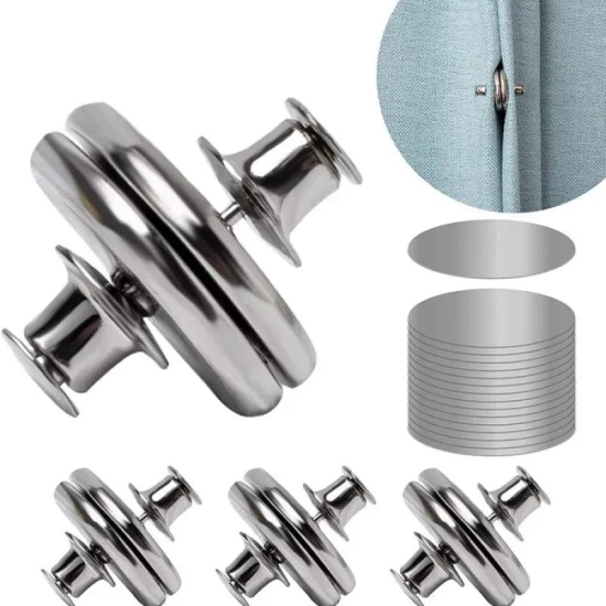 Magnetic Curtain Button Room Accessories-Pack of 5