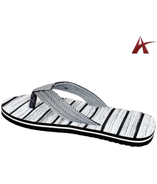 Altek - Gray Mens Thong Flip Flop - None