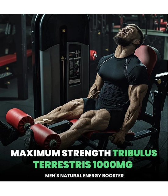 NATURYZ Testo-6 Plant Natural Testosterone Booster for Men with Tribulus & Ashwagandha - 60 Tablets