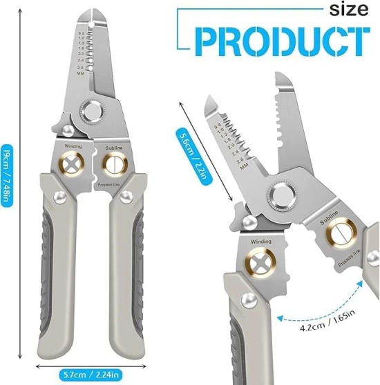 Wire Stripper & Cutter (Pakad) Wire Crimping Plier