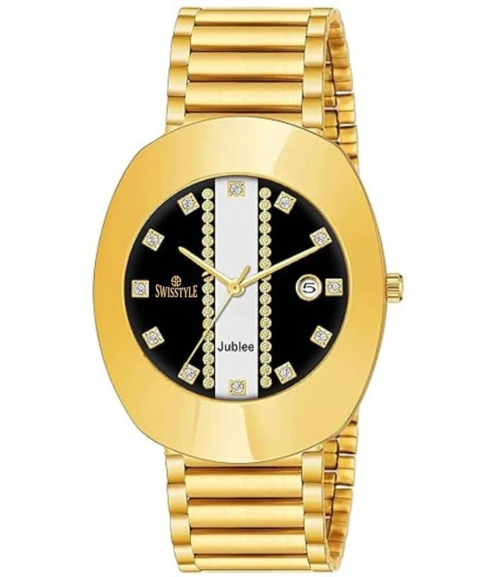 Swisstyle Gold Metal Analog Mens Watch