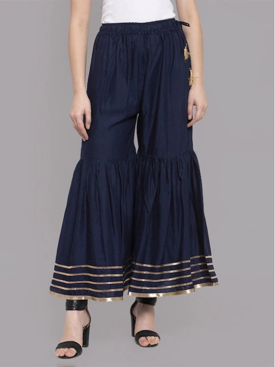 Flared Ethnic Palazzos