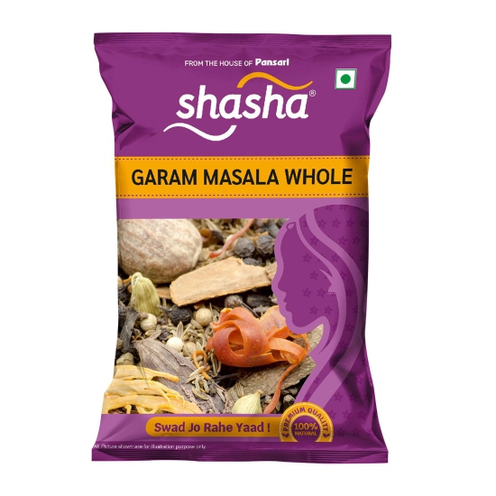 SHASHA - WHOLE GARAM MSL 100G  (FROM THE HOUSE OF PANSARI)