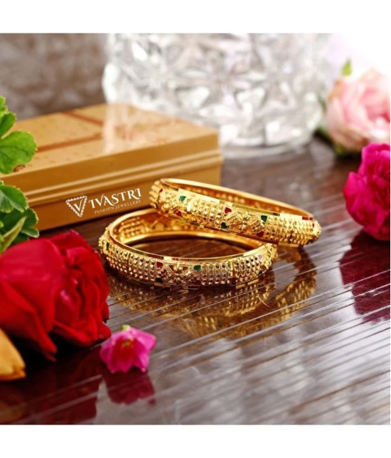 VIVASTRI Gold Bangle ( Pack of 1 ) - None