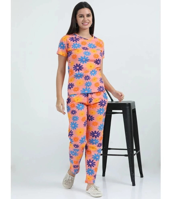 JILZ Multi Color Cotton Womens Nightwear Pajamas ( Pack of 2 ) - None