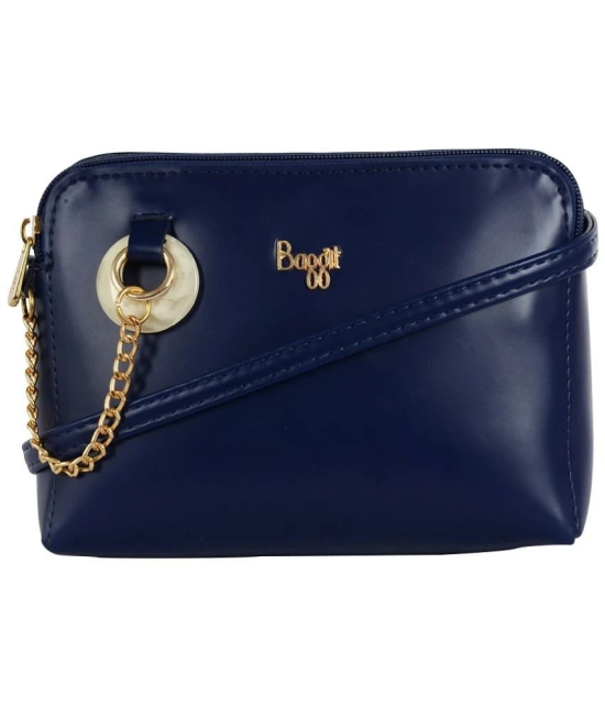 Baggit Blue PU Sling Bag - Blue