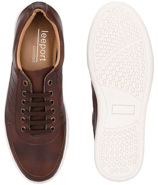 Leeport - Brown Mens Sneakers - None