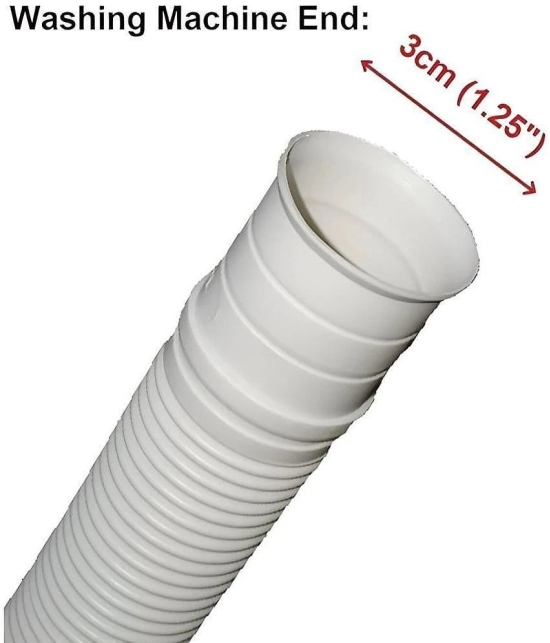 NW 2 Meter Top load/Semi Load Washing Machine Outlet Drain Waste Water Hose Hose Pipe - Pack of 1