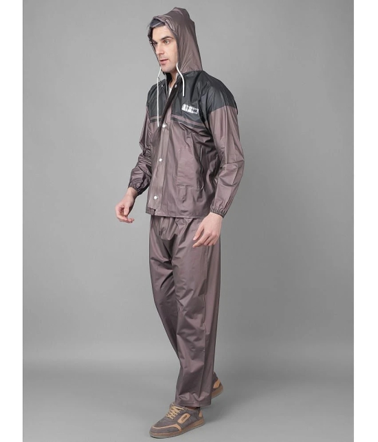 Dollar Pink Polyester Mens Rain Suit ( Pack of 1 ) - XL